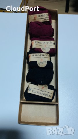 Ferro Freccia дамски чорапи, Бордо/Черно, 6 бр., снимка 5 - Дамски чорапи - 44498928