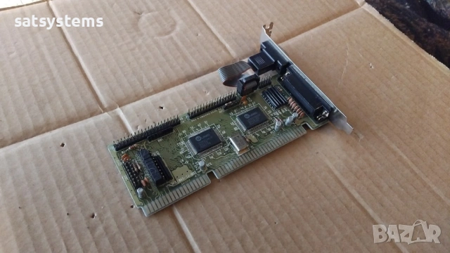 UMC HBQ4MC8635 Multi Controller 16-bit ISA IDE FLOPPY COM Print Card, снимка 4 - Други - 53417202