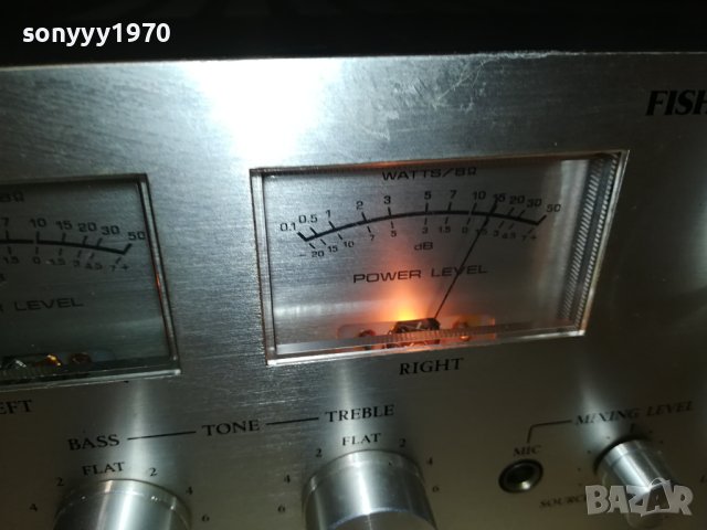 FISHER AMPLIFIER-MADE IN JAPAN 2006231628, снимка 10 - Ресийвъри, усилватели, смесителни пултове - 41288548