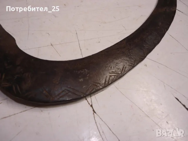 Ръчно кован сърп, снимка 4 - Други ценни предмети - 48302328