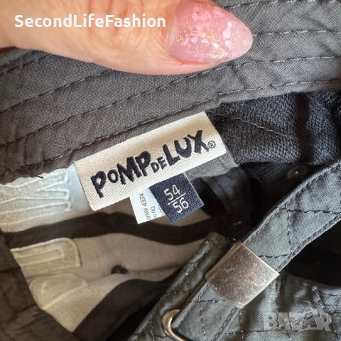 Pomp de Luxe шапка с козирка размер 54/56, снимка 6 - Шапки - 53822360