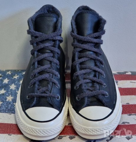 CONVERSE ALL STAR, CHUCK TAYLOR, 39 номер, без забележки, естествена кожа, зимни, снимка 4 - Кецове - 44141912