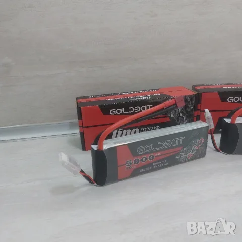ТОП: 2 бр. Нови LiPo Батерии Goldbat 3S 11.1V 5000mAh 50C Hard Case за RC Модели, снимка 2 - Дронове и аксесоари - 56155735