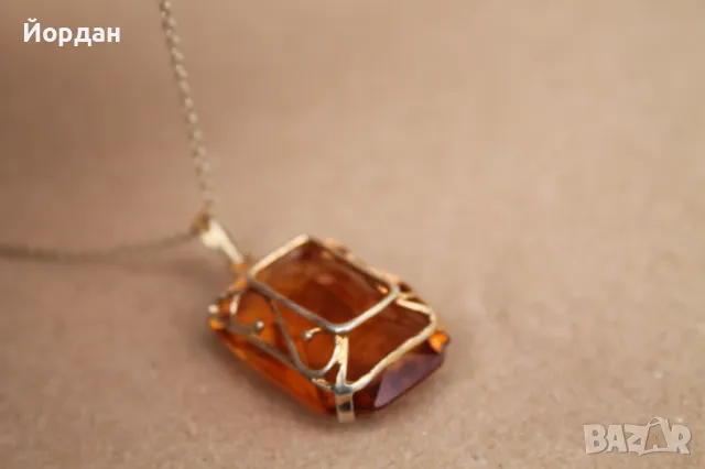 Дамски сребърен пръстен с колие, снимка 10 - Колиета, медальони, синджири - 49771340