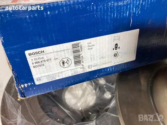 Спирачни дискове BOSCH за Ауди, Сеат, Шкода и Фолксваген / Audi, Seat, Skoda, VW, снимка 4 - Части - 48303614