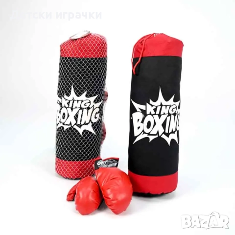 Голяма боксова круша и ръкавици 70см