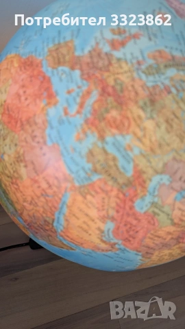 Географски глобус светещ, снимка 3 - Декорация за дома - 53780849