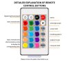 RGB LED лента,3 метра, 60 светлини,дистанционно упр.,USB,Bluetooth,Smart APP Control, снимка 12