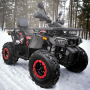 Бензиново ATV 200 кубика Shark Black & Red с LED дисплей, снимка 1 - Мотоциклети и мототехника - 44751784