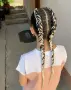 🩷Боксьорски Плитки 🌸Box braids Детски прически Опашки Бохо Туистъри Ариел Къдрици Афро Канекалон , снимка 2