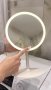 LED козметично огледало със сензорно управление, снимка 2