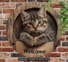 Изкуство за стена с котка, снимка 5