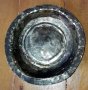 Много стара калайдисана медна чиния, ръчна изработка., снимка 1 - Антикварни и старинни предмети - 35669034