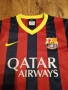Nike Barcelona Mens SS Home Shirt - страхотна футболна тениска КАТО НОВА S, снимка 2