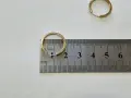 Дамски златни обеци 14К 585 / 0,58 гр., снимка 5