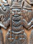 Старо африканско пано дърворезба., снимка 4