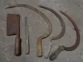 Стари сатър, съпрове и нож, снимка 1