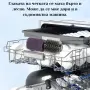 Мощна безжична електрическа четка за почистване на грил и барбекю – 3 скорости, 350 RPM, регулируема, снимка 4