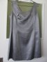 Сатенена сива рокля, снимка 1 - Рокли - 36217017