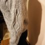 Ръчно плетена мохерна жилетка, снимка 8