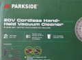акумулаторна ръчна прахосмукачка 20В на Парксайд Parkside 20V PHSSA 20-li D2, снимка 9
