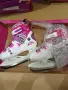 Регулируеми кънки за лед Barbie Ice Skate Fashion Dots Powerslide №33-37, снимка 2