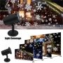 Водоустойчив LED проектор Снежинка за прожектиране на сняг, снимка 4