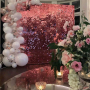 декор стена фон фонова фолио фолиева за парти завеса мозайка пано рожден ден, снимка 3