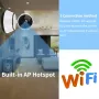 V380 Q6 WiFi IP Камера 2MP 360° Двупосочно аудио Нощно виждане, снимка 3