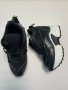 Дамски спортни обувки с връзки - Черни с Бял - 36