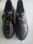 Продава дамски черни обувки от естествена кожа, снимка 1 - Дамски ежедневни обувки - 44473876