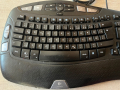 Ергономична мултимедийна клавиатура Logitech Wave y-uv90 с кабел, юсб, снимка 2