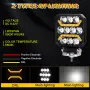 LED халоген LED бяла и жълта светлина габарит, снимка 4