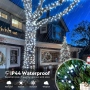 Коледна Светлинна Верига 50м с 250 Диода в Три Цвята Коледна Декорация, снимка 7