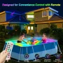 Интелигентни потопяеми лампи LED осветление за басейн 20W RGB музикално синхронизиране, снимка 2