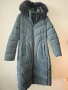 Дълго Зимно яке със сваляща се качулка, снимка 1