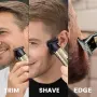 Нов тример Машинка за подстригване и брада T-Blade Zero Gap LED 4 магнитни гребена за мъже, снимка 7