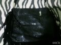 черна чанта с ресни, снимка 2