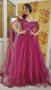 Бална рокля тип Принцеса в цвят бордо, снимка 3