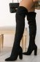 Разпродажба Нови черни ботуши чизми, снимка 1 - Дамски ботуши - 38749568