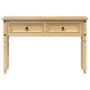 vidaXL Конзолна маса "Corona" 115x46x73 см борово дърво масив, снимка 4