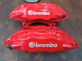 Предни спирачни апарати BREMBO Mitsubishi Lancer Evolution 4-9, снимка 1