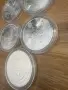 Лот инвестиционни сребърни монети по 1oz 9999 , снимка 2