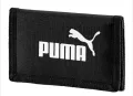 Puma - Портфейл Phase Wallet, Унисекс, Черен, снимка 1