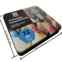 4823 Професионален комплект арт моливи за скициране – 72 прецизни цвята в луксозна метална кутия, снимка 5