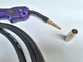 Миг-Маг шланг тип 15 и 25 за телоподаващ,дължина 3;4;5м Евро-конектор , снимка 3