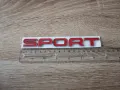 червени емблеми Sport за Range Rover сребрист кант, снимка 2