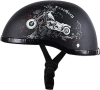  Каска за мотор тип канче - Черен Мат/Гланц., снимка 2