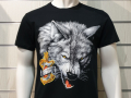 Нова мъжка тениска с дигитален печат HARLEY DAVIDSON -Вълк (Wolf), снимка 7