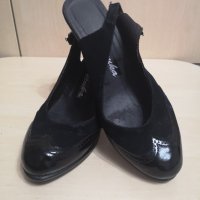 Дамски обувки на висок ток от естествена кожа , снимка 10 - Дамски елегантни обувки - 33196170